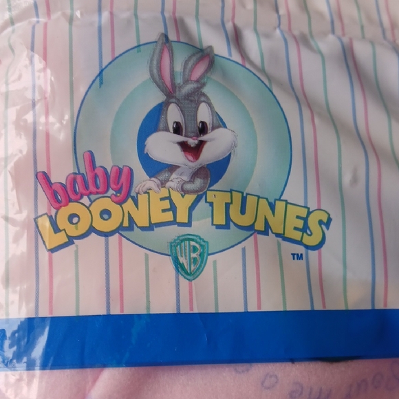 Warner‎ Bros. Pink Sleep Sack with Bunny Print - Picture 2 of 5